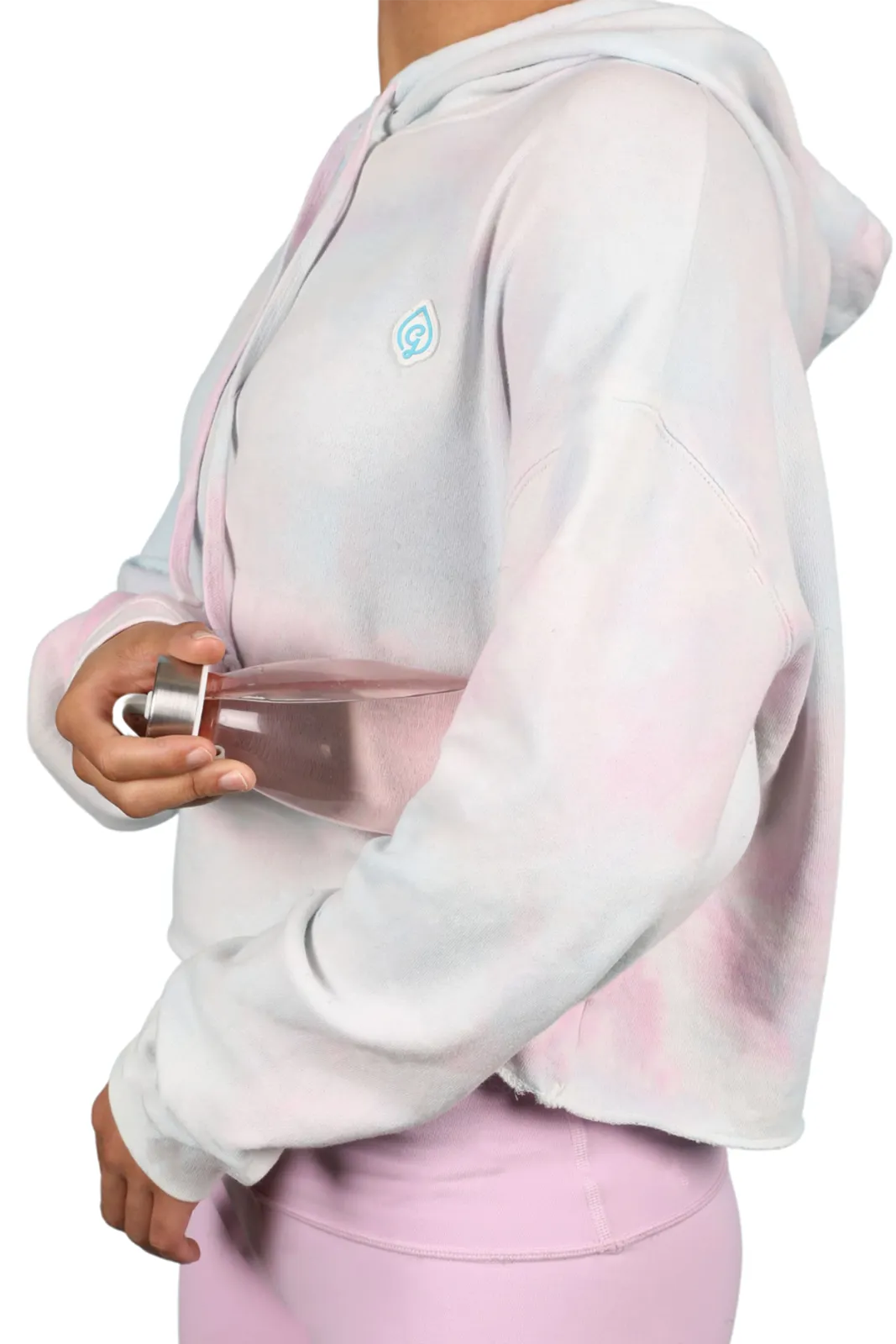 Cotton Candy Crop Hoodie