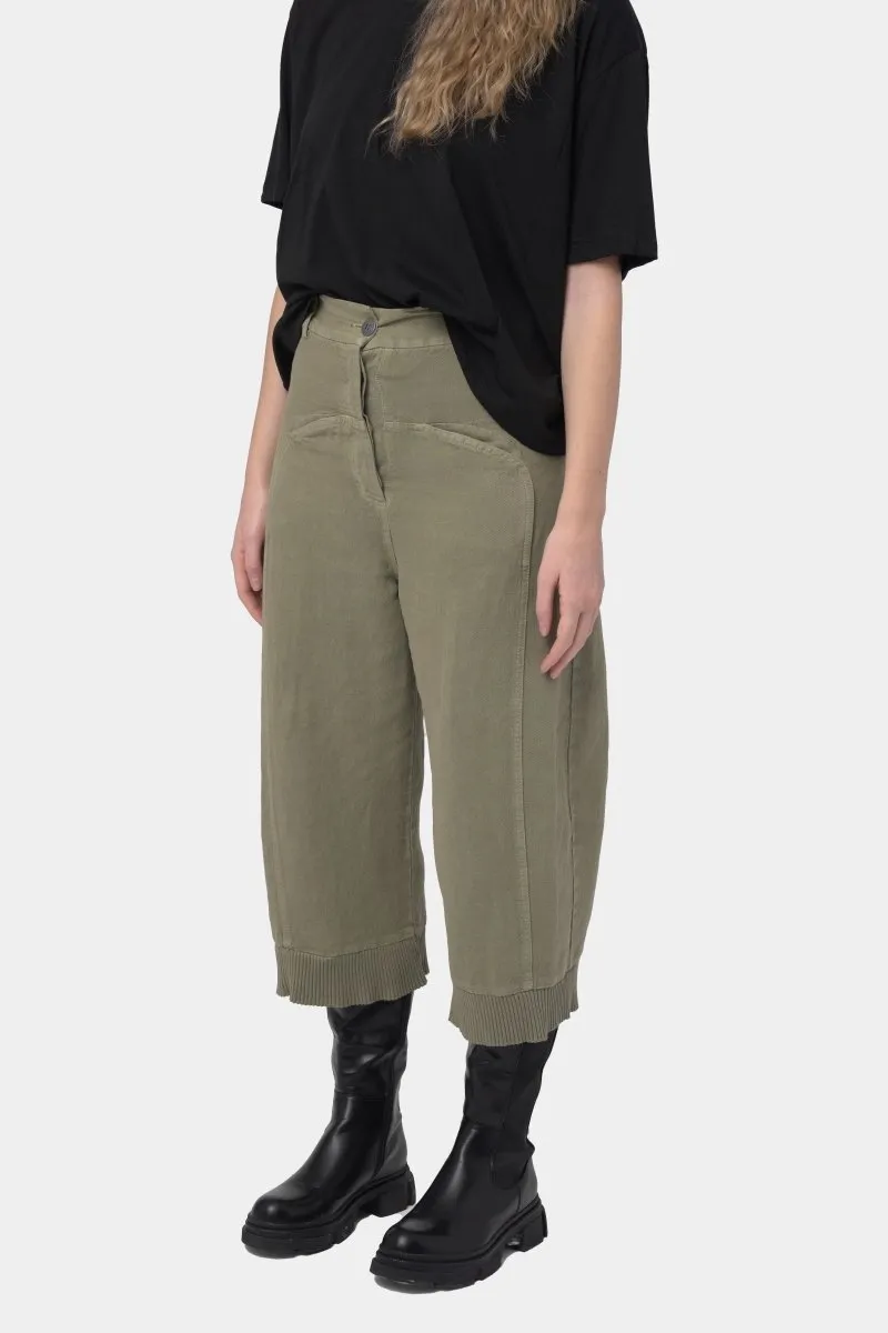 Cotton Linen Cargo Pants