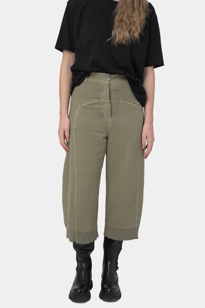 Cotton Linen Cargo Pants