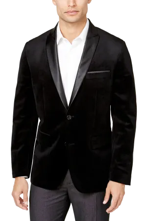 Cotton Velvet Black Blazers