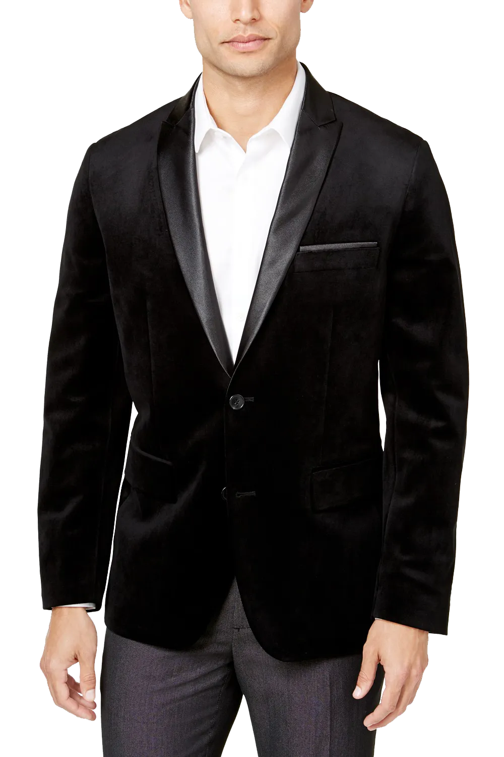 Cotton Velvet Black Blazers