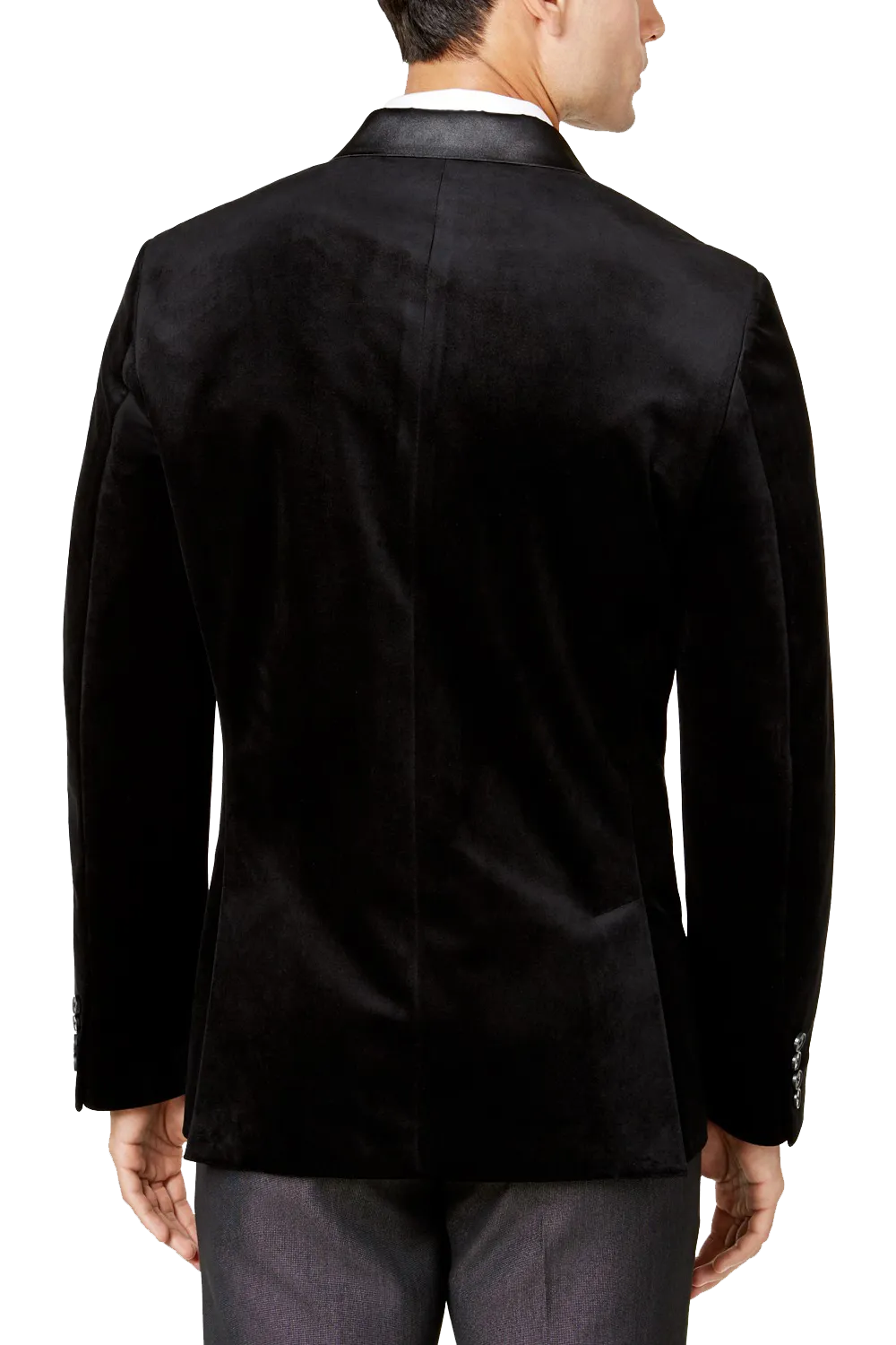 Cotton Velvet Black Blazers