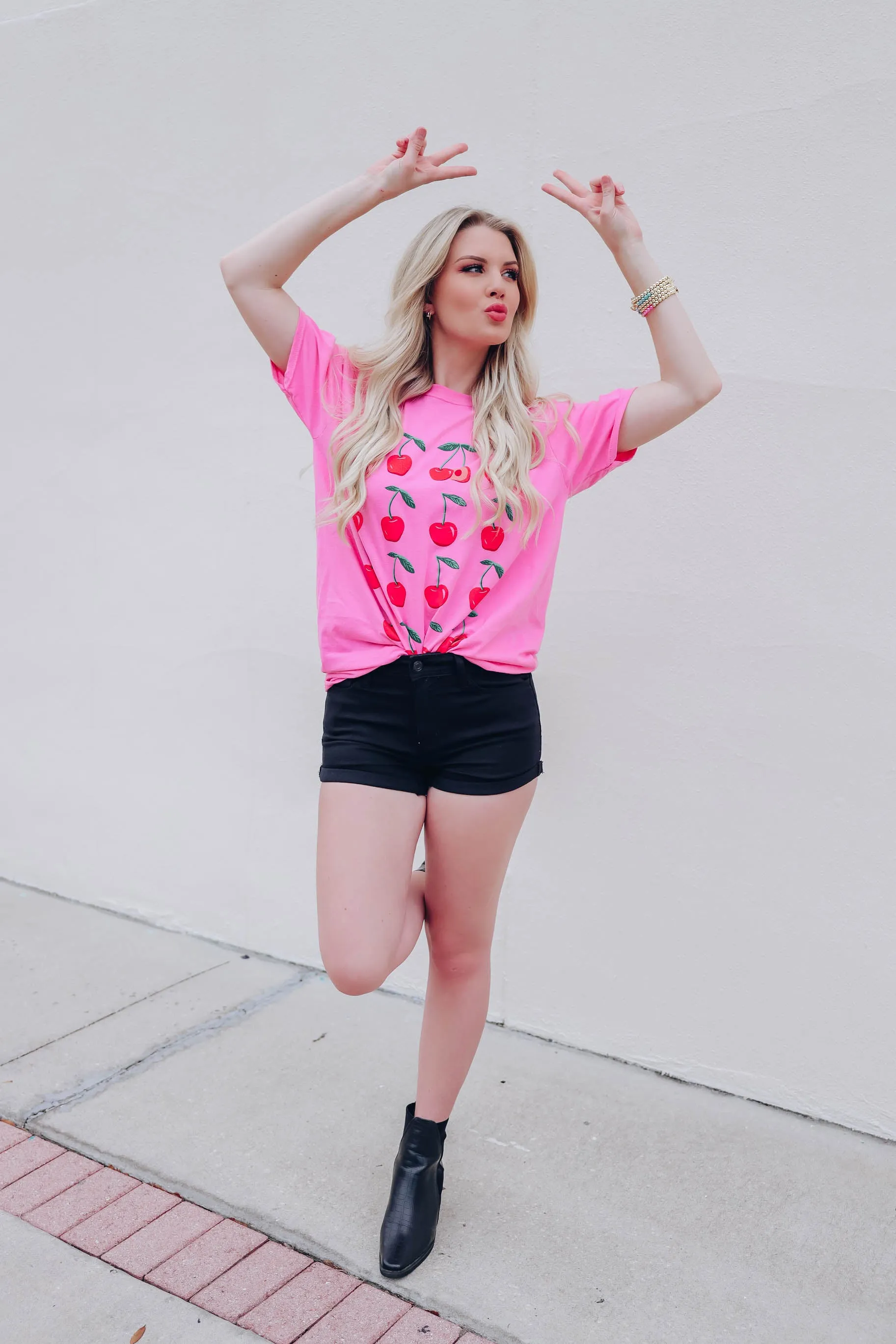 Cover Me In Cherries Graphic Tee