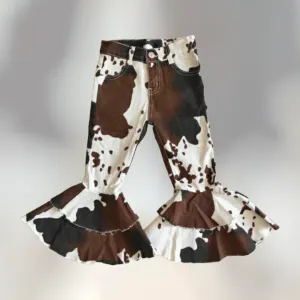 Cow Print Denim