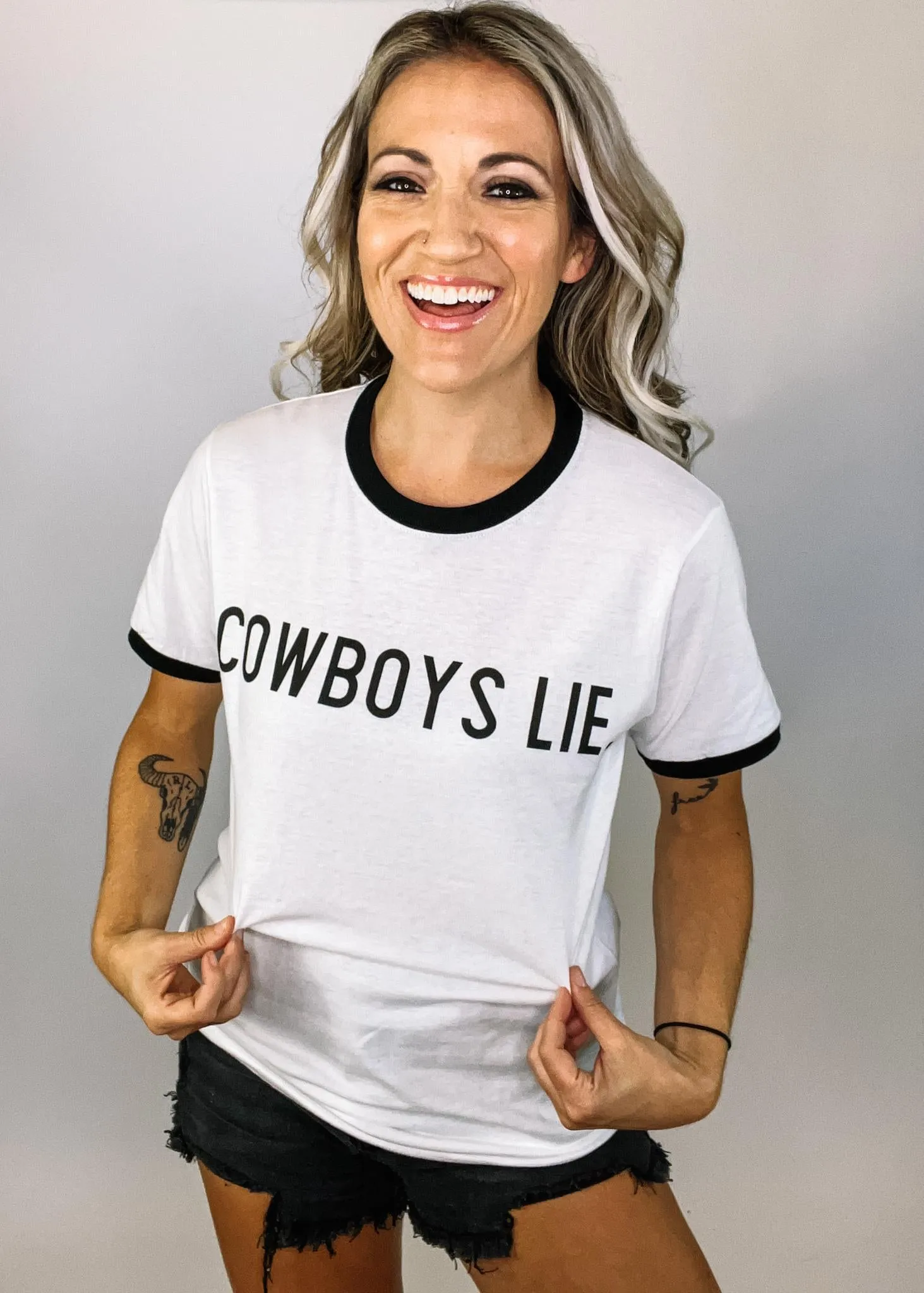 Cowboys Lie Graphic Tee