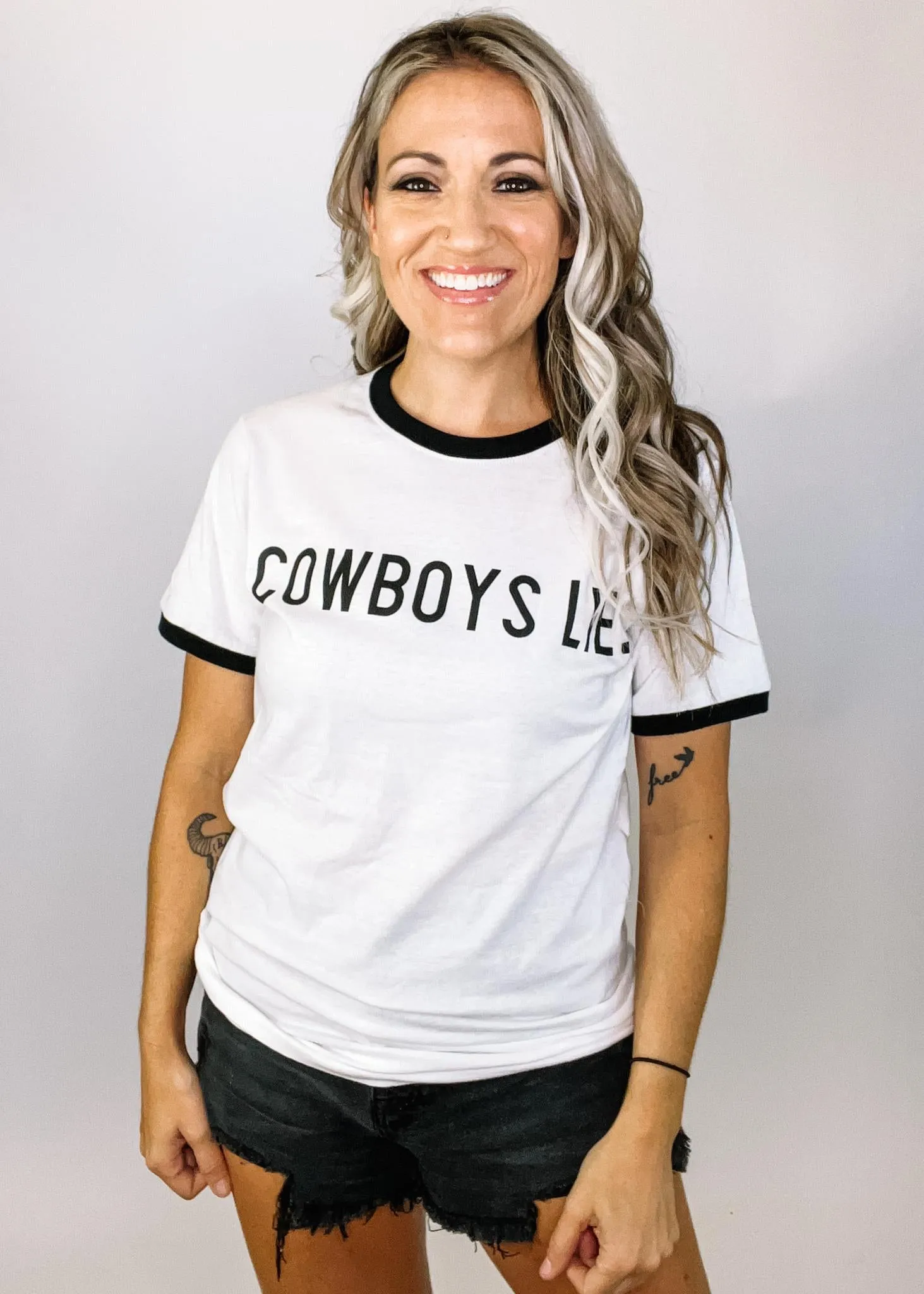 Cowboys Lie Graphic Tee