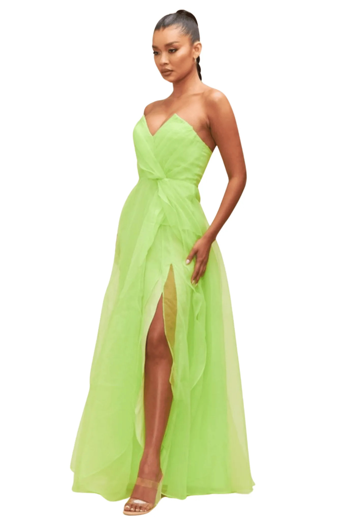 Cresie Front Slit Maxi Dress