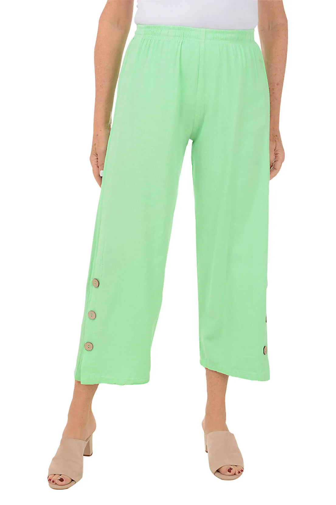 Crinkle Malibu Capri Pant