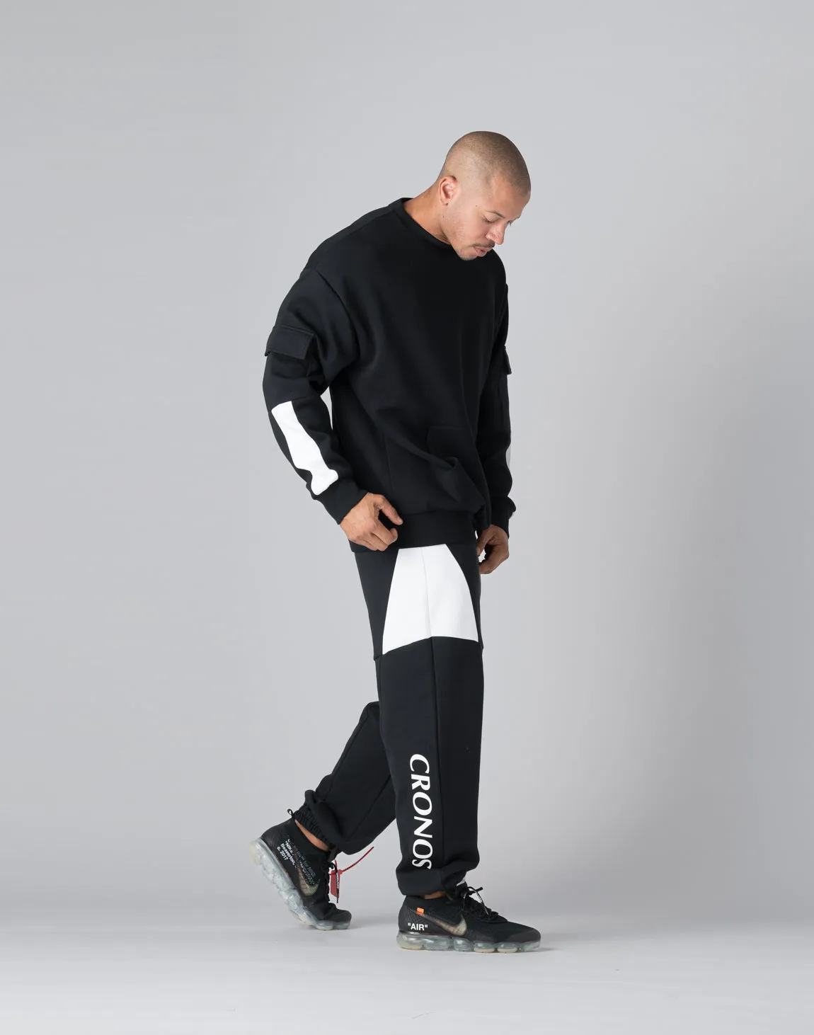 CRONOS Cargo sweatshirt【BLACK】