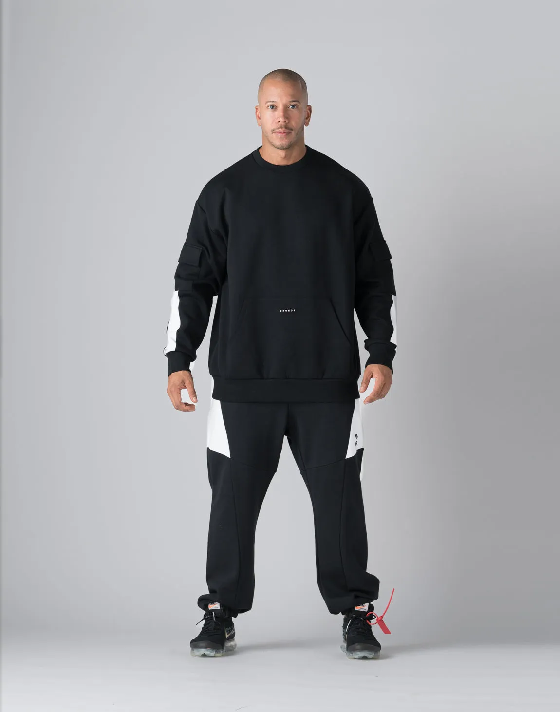 CRONOS Cargo sweatshirt【BLACK】