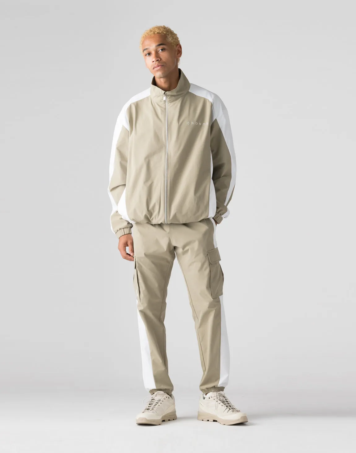 CRONOS Stretch cargo pants【GREIGE】