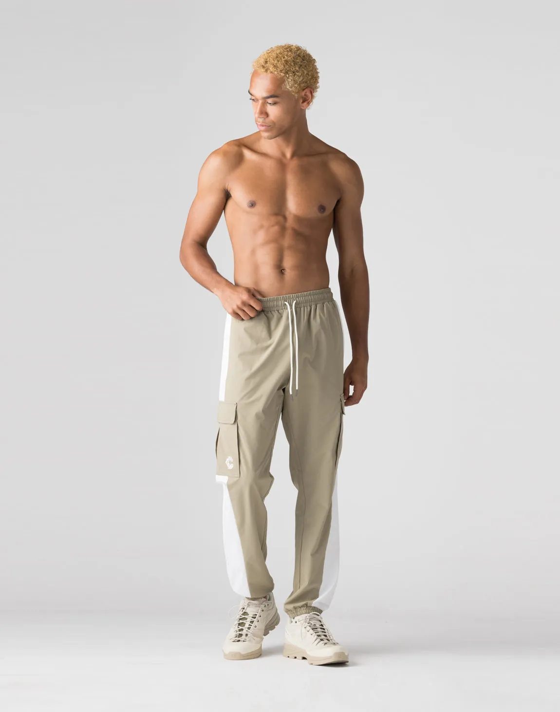 CRONOS Stretch cargo pants【GREIGE】