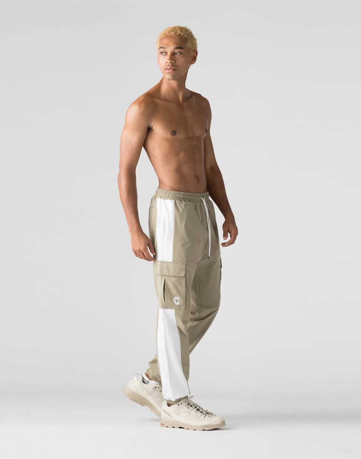 CRONOS Stretch cargo pants【GREIGE】