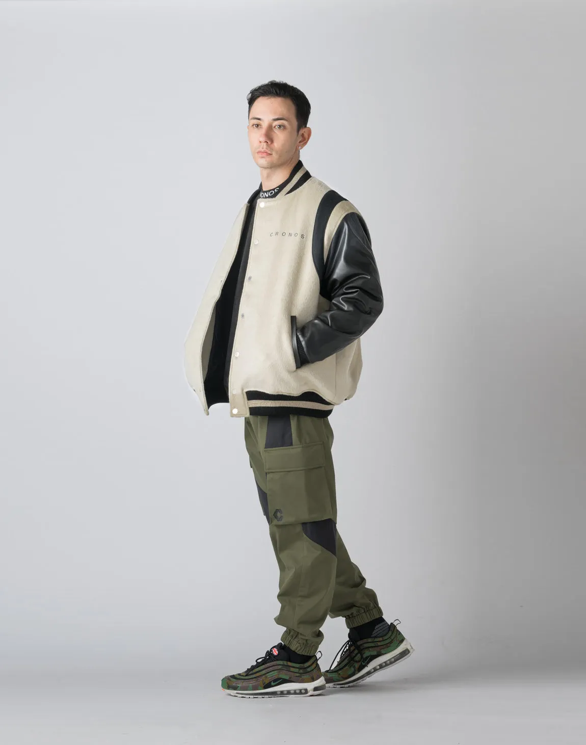 CRONOS WINDBREAKER WARM CARGO PANTS【KHAKI】