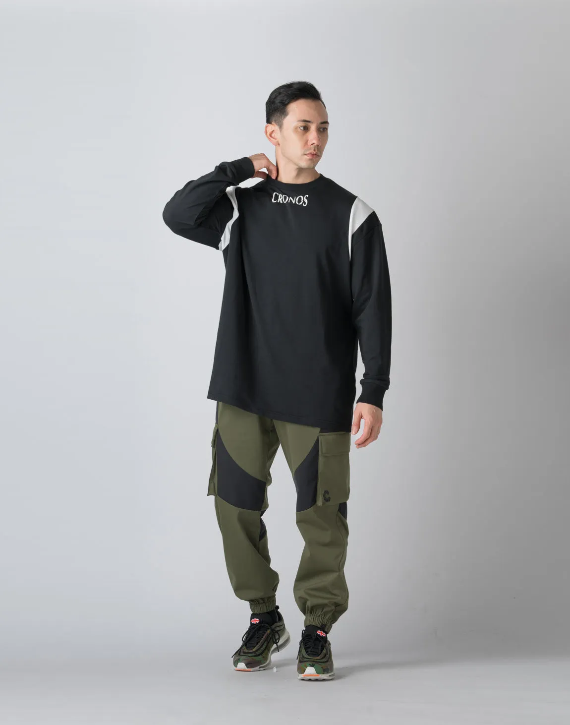 CRONOS WINDBREAKER WARM CARGO PANTS【KHAKI】