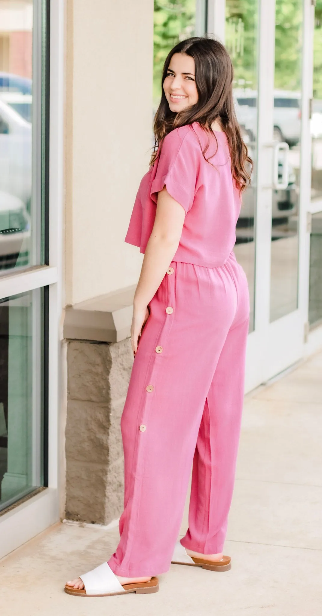 Cruising into Summer Linen Blend Set