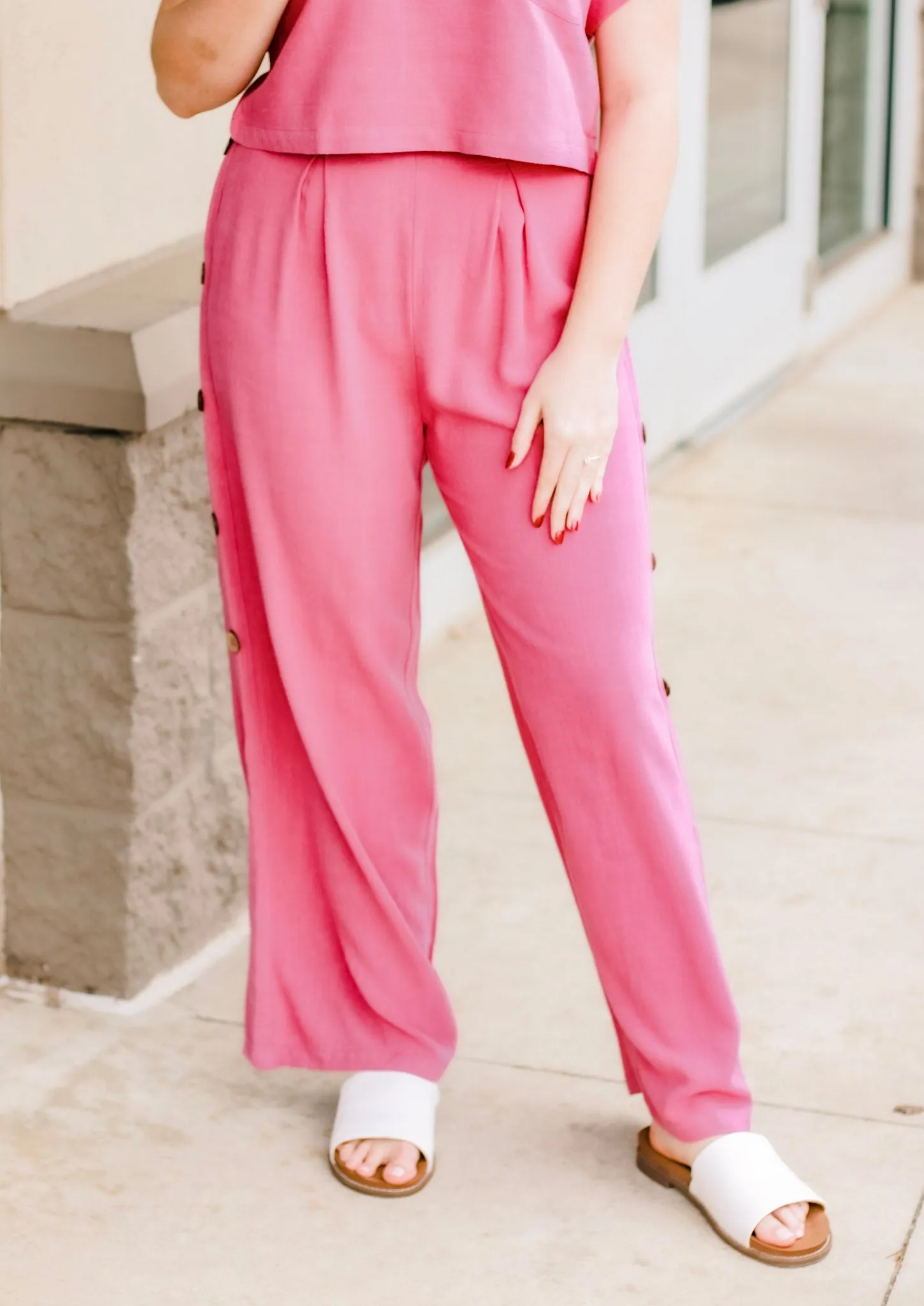 Cruising into Summer Linen Blend Set