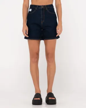 Cyprus High Waisted Denim Short