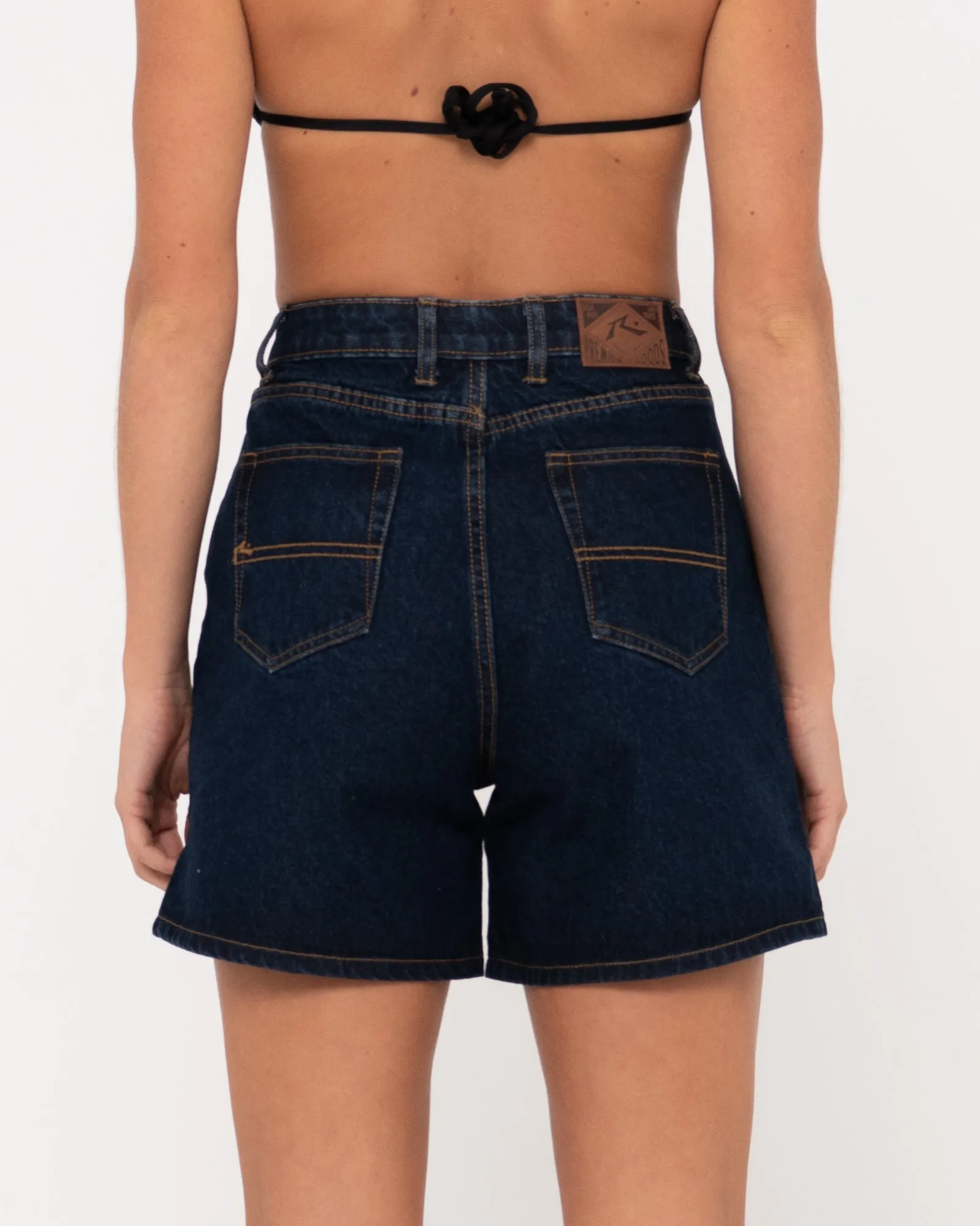 Cyprus High Waisted Denim Short