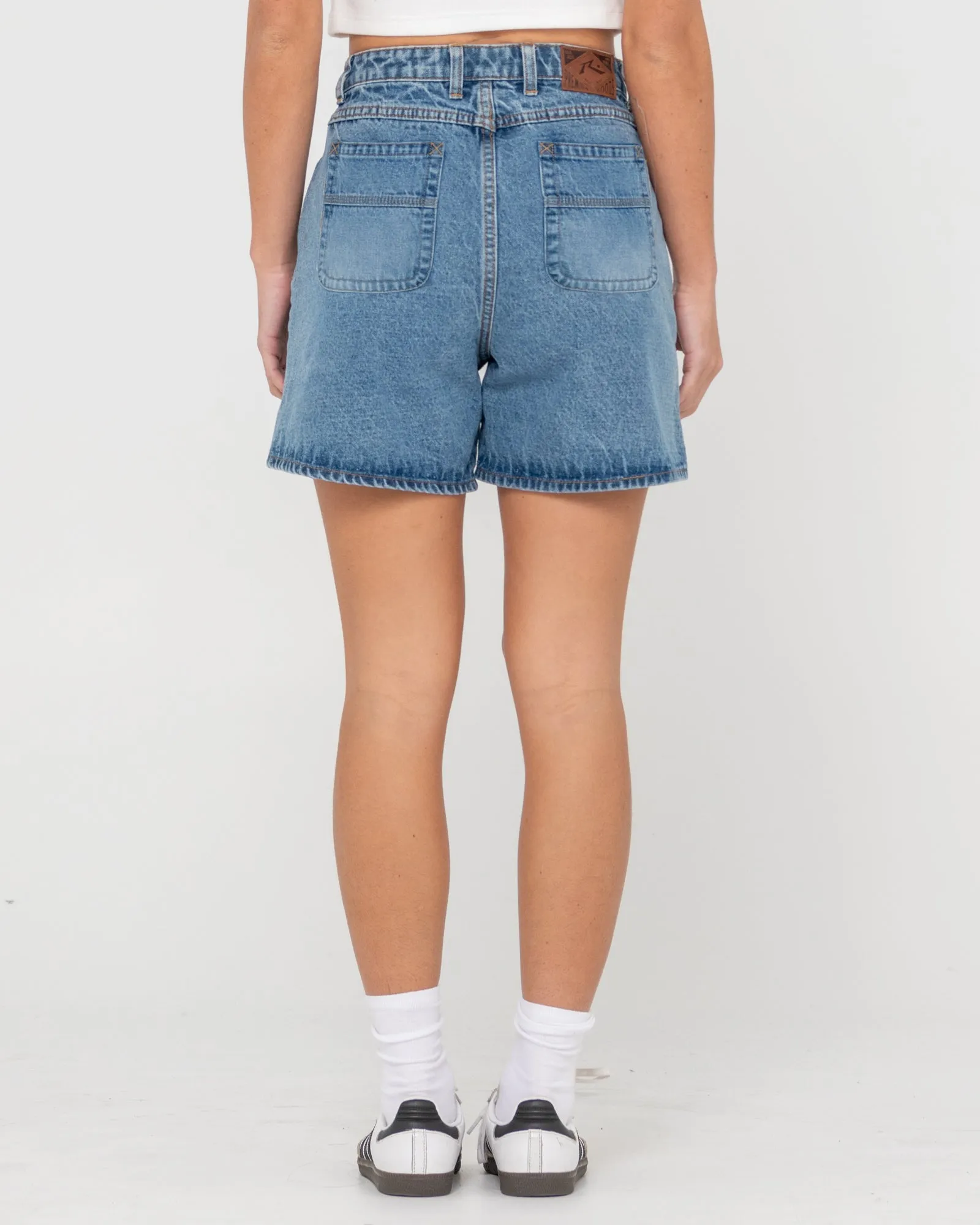Cyprus High Waisted Denim Short
