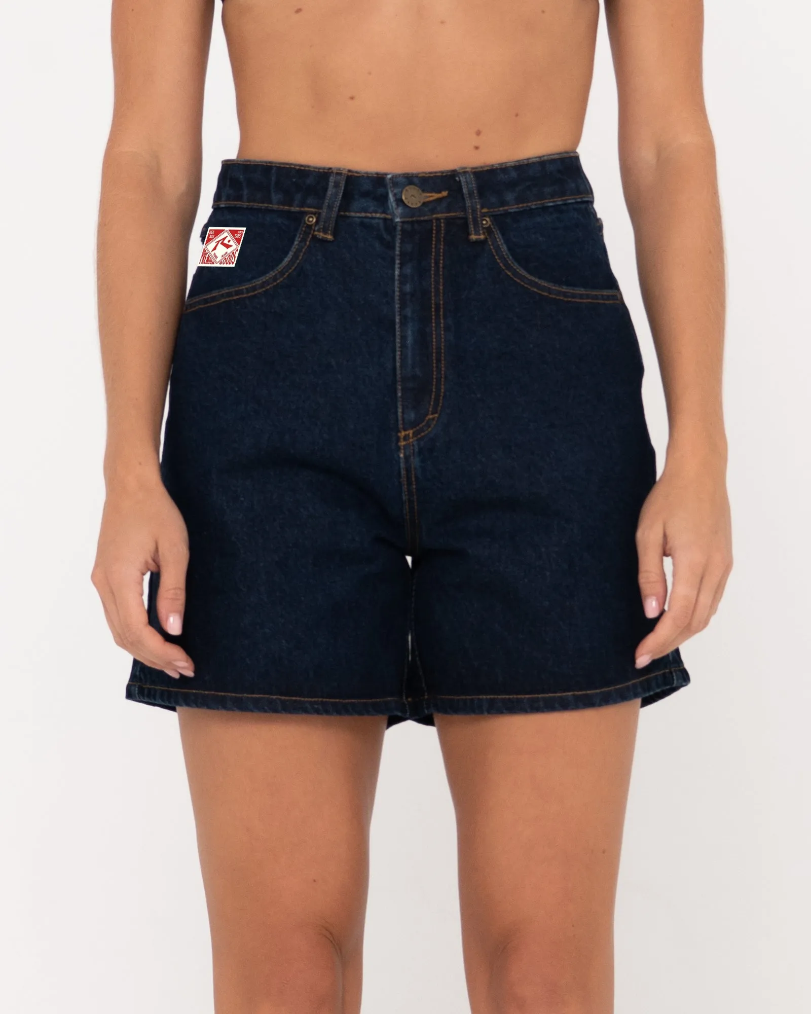 Cyprus High Waisted Denim Short