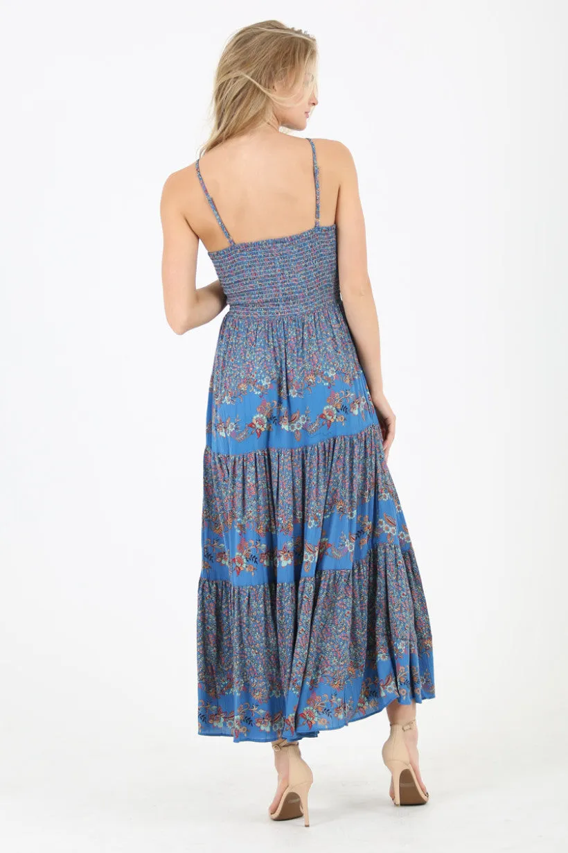 D127 FAIRY GARDEN MAXI DRESS