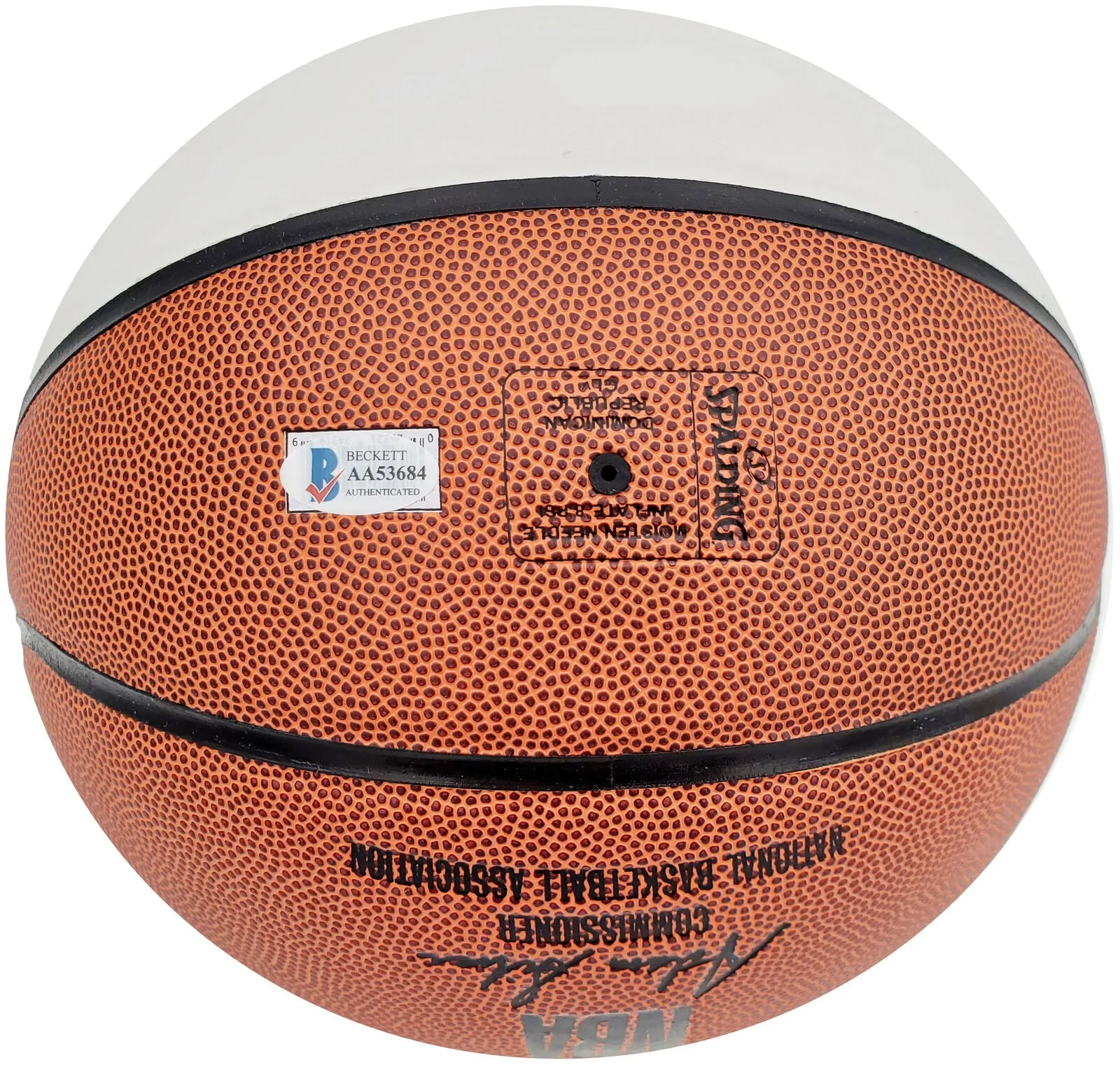 DAMIAN LILLARD AUTOGRAPHED TRAIL BLAZERS WHITE LOGO BASKETBALL BECKETT 195278
