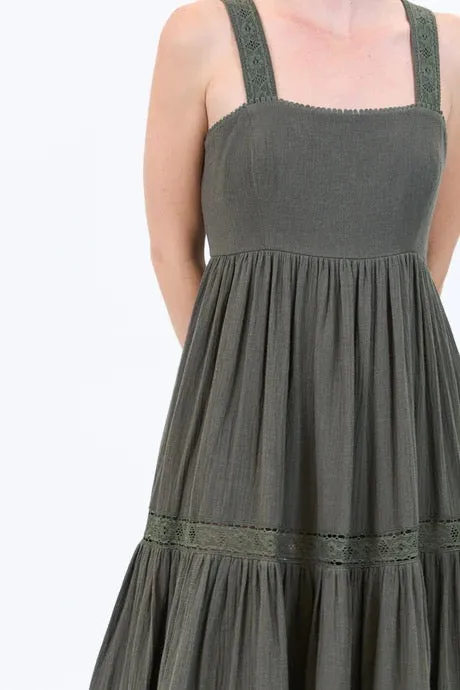 Daniela Dress - Palm Leaf