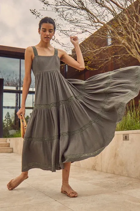 Daniela Dress - Palm Leaf