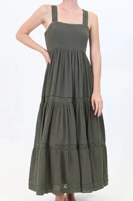 Daniela Dress - Palm Leaf