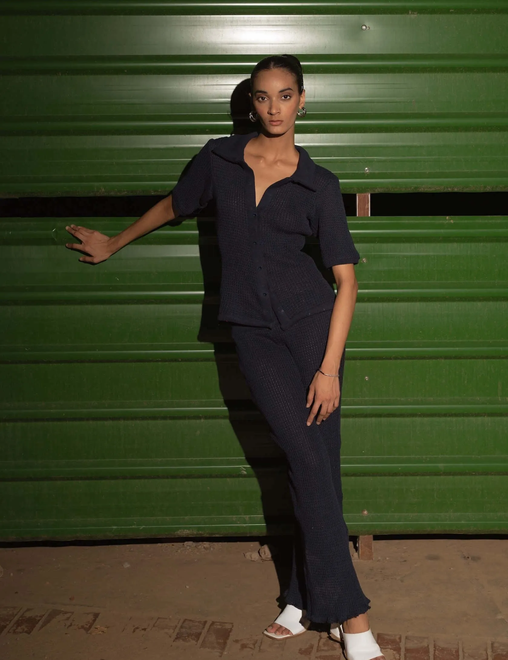 Dark blue Maeve Co-ord Set
