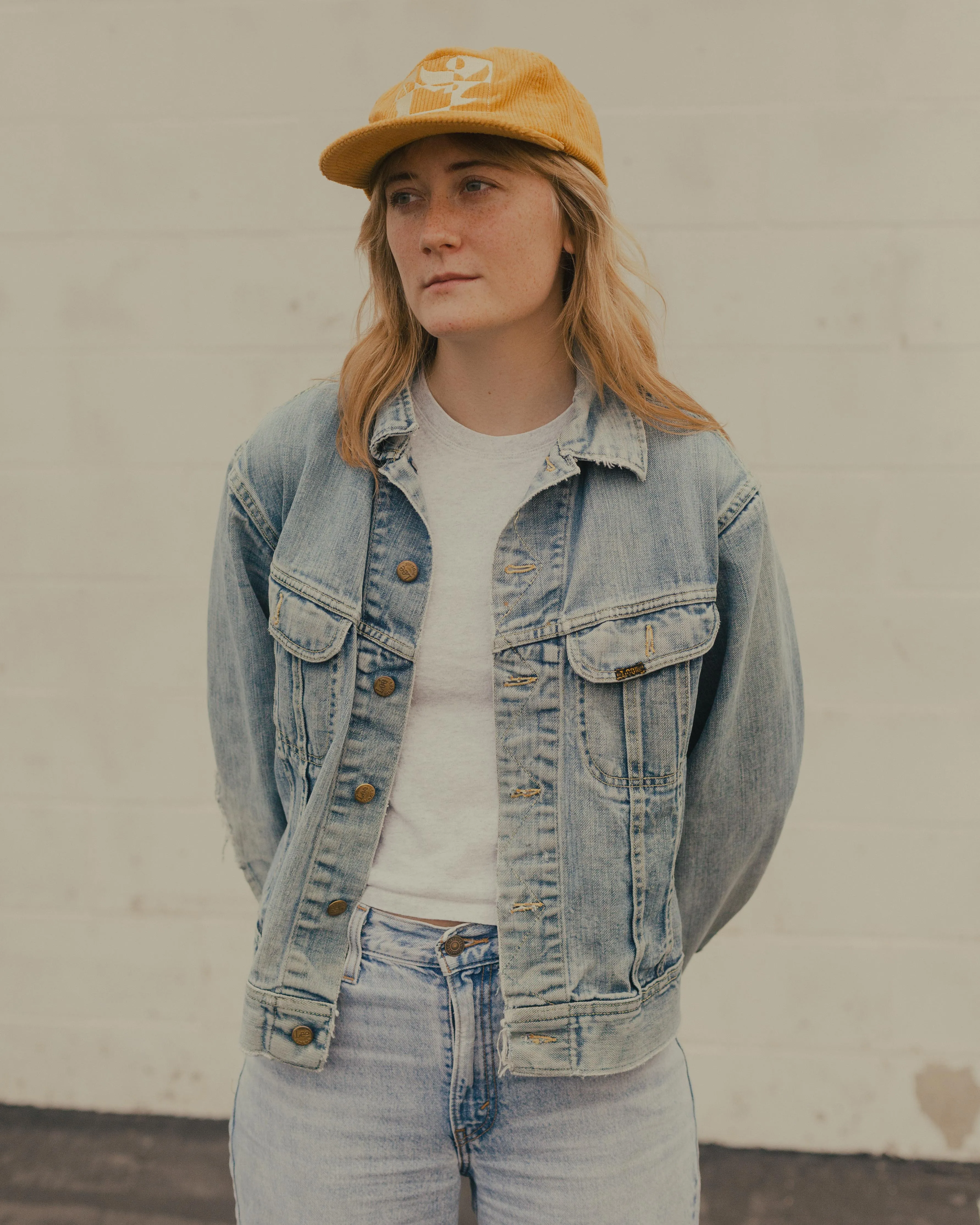Daydream Puzzle Hat in Yellow Cord