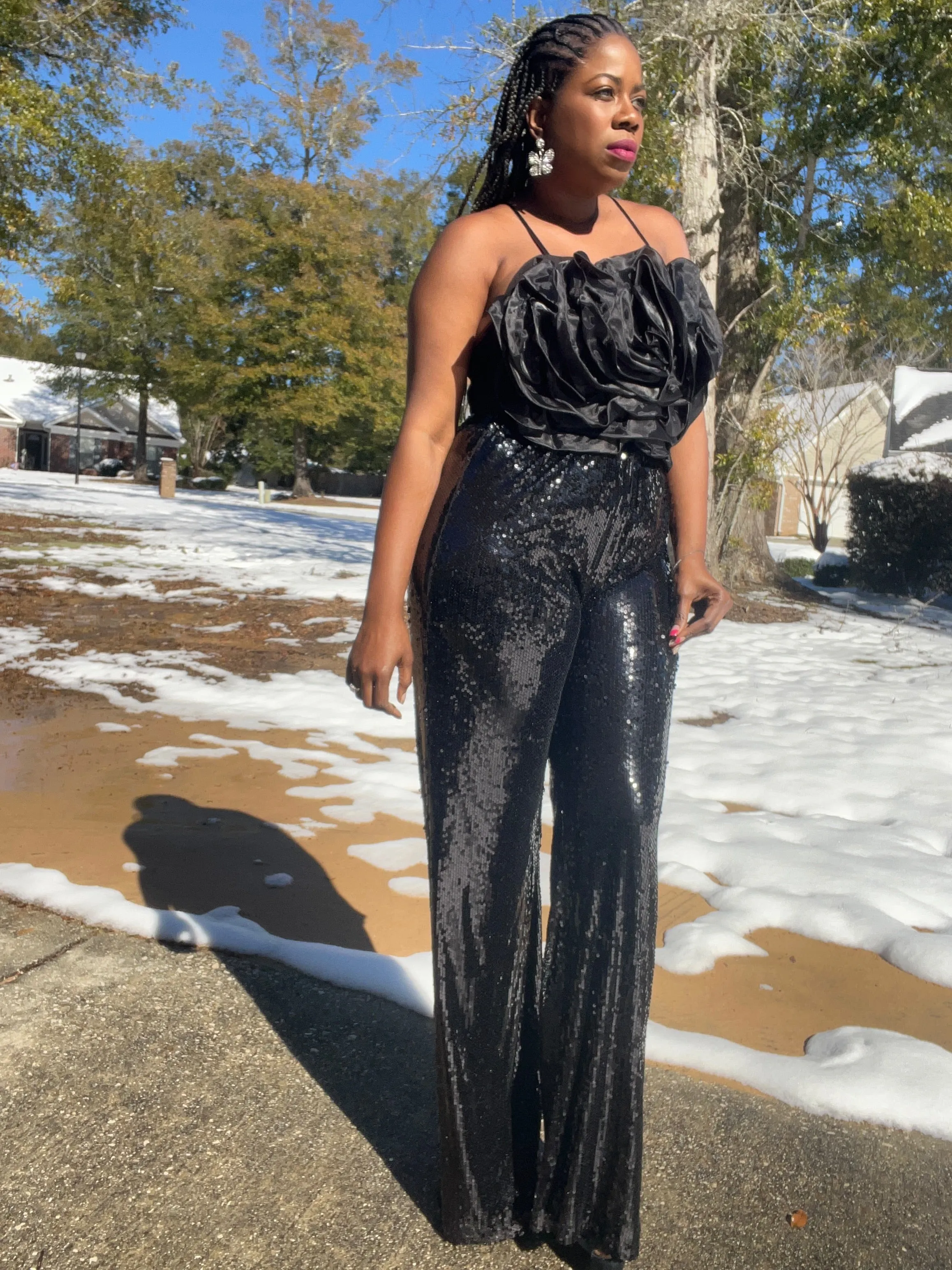 “Dazzle Me” Sequined Pant (S-2X)