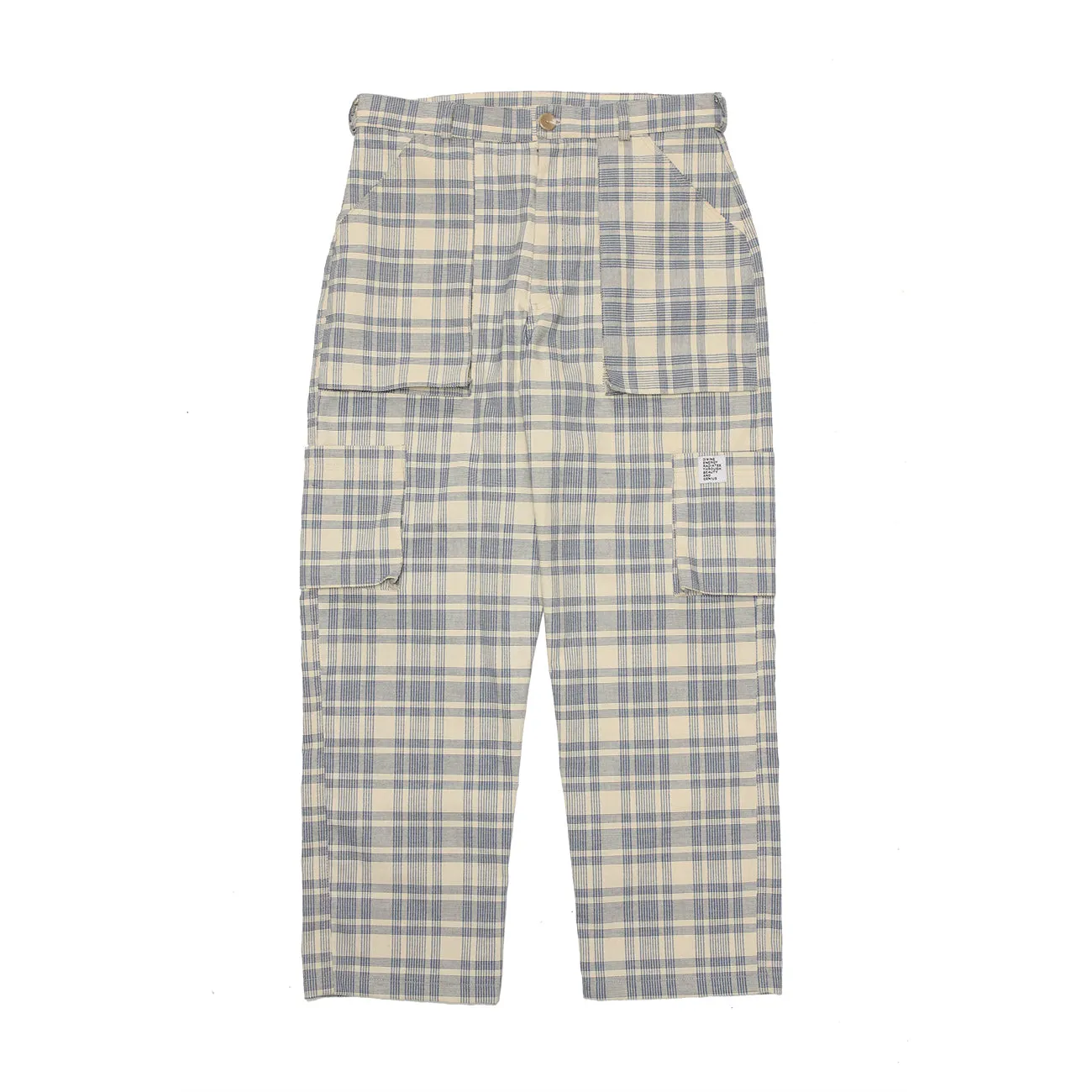 DBU Plaid Canvas Cargo Pants (Plaid)