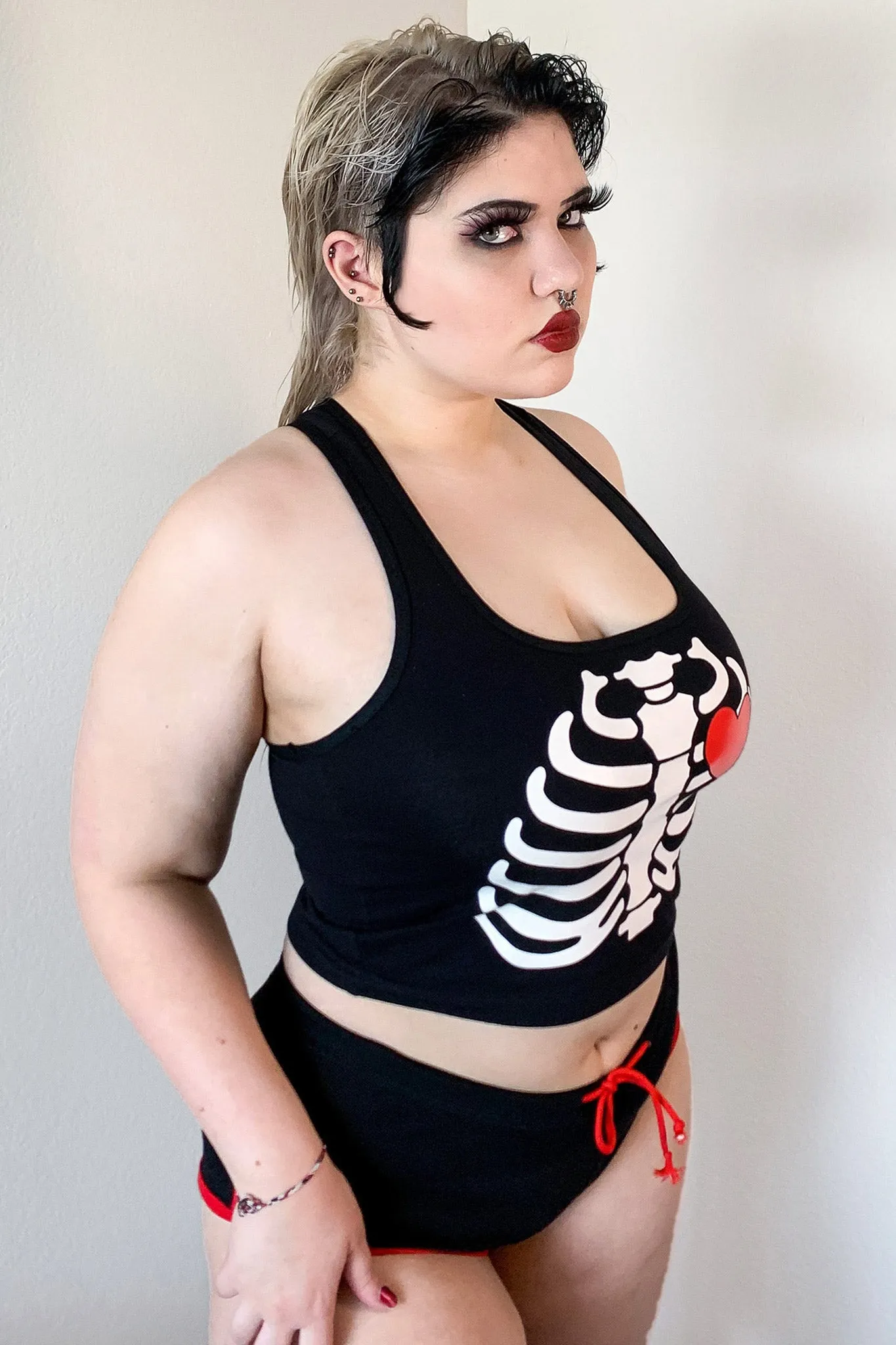 Dead Inside Crop Tee