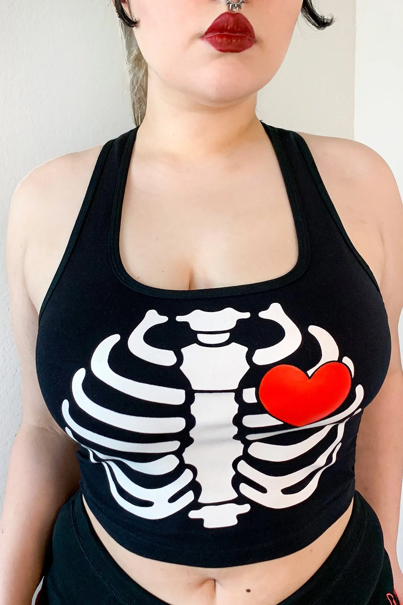 Dead Inside Crop Tee