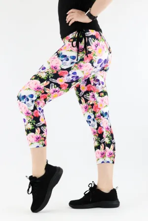 Dead Pretty - Casual Capri Leggings