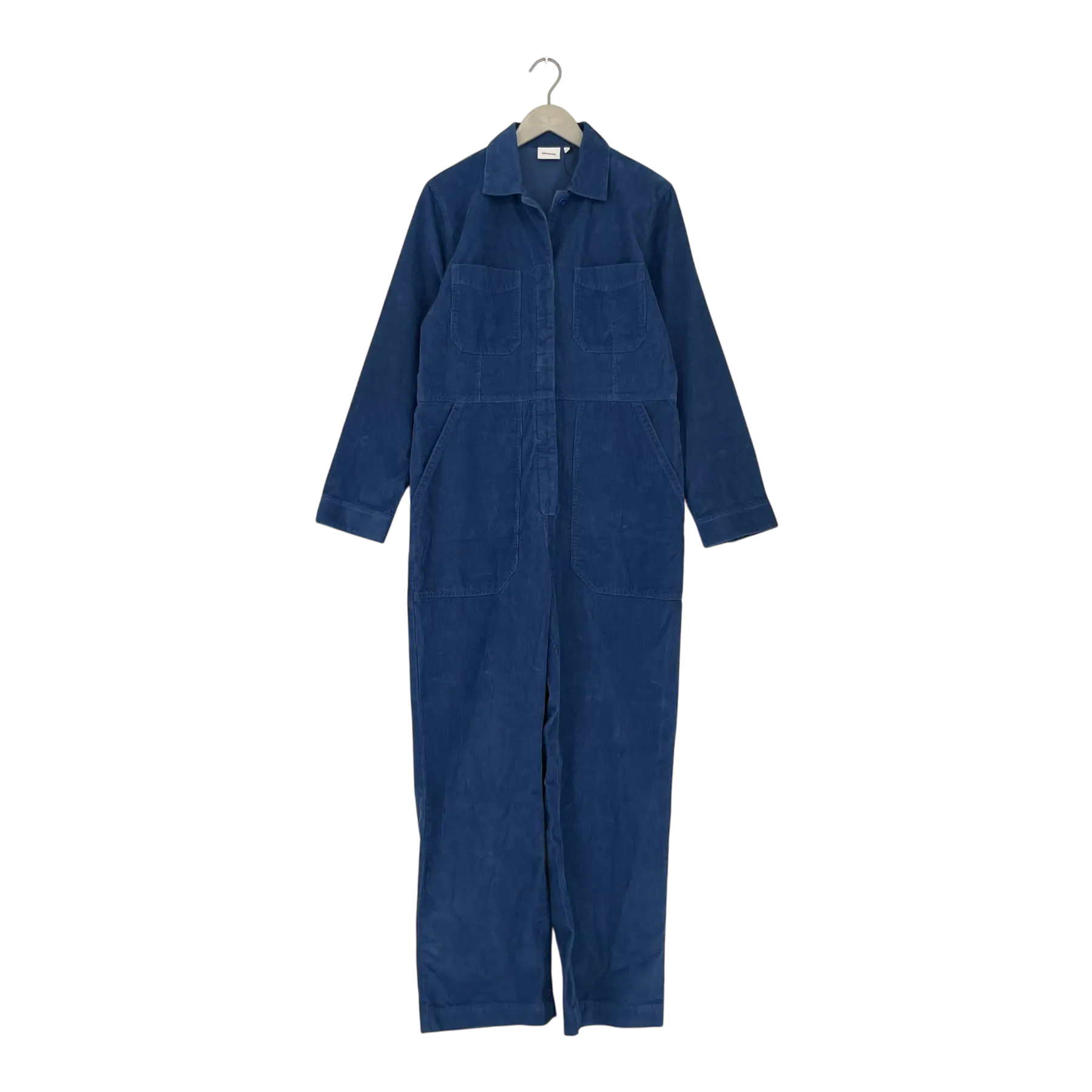 Dedicated docksta corduroy work overall, royal blue | woman M