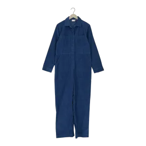 Dedicated docksta corduroy work overall, royal blue | woman M