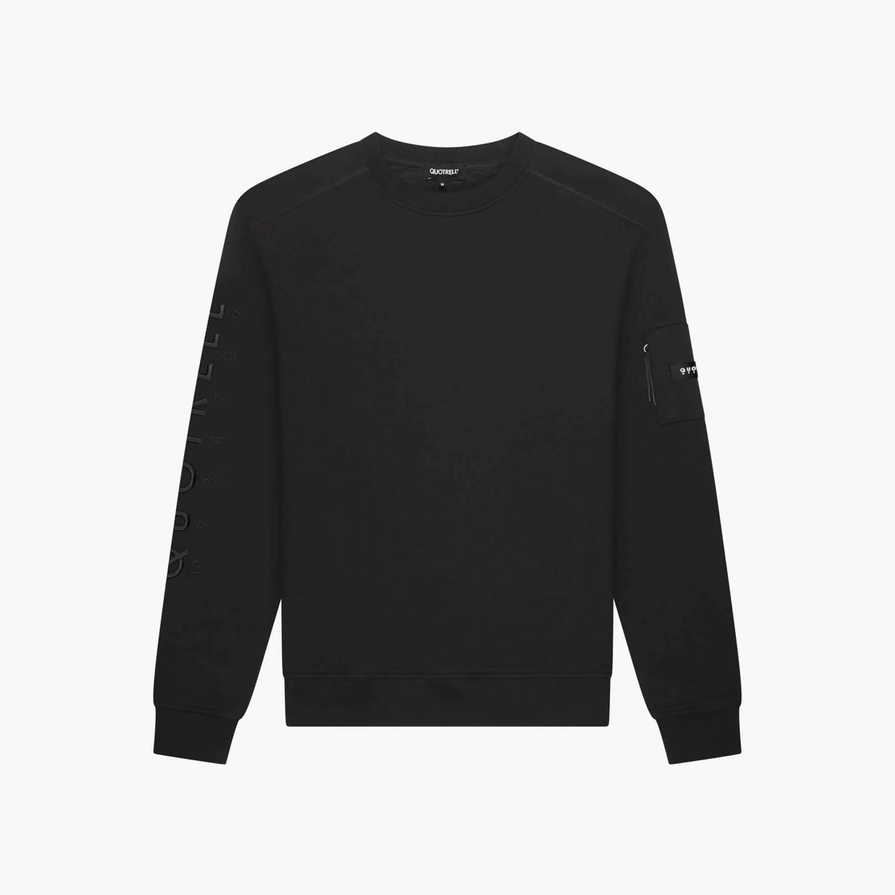 DEFENDER CREWNECK | BLACK/BLACK