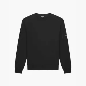 DEFENDER CREWNECK | BLACK/BLACK