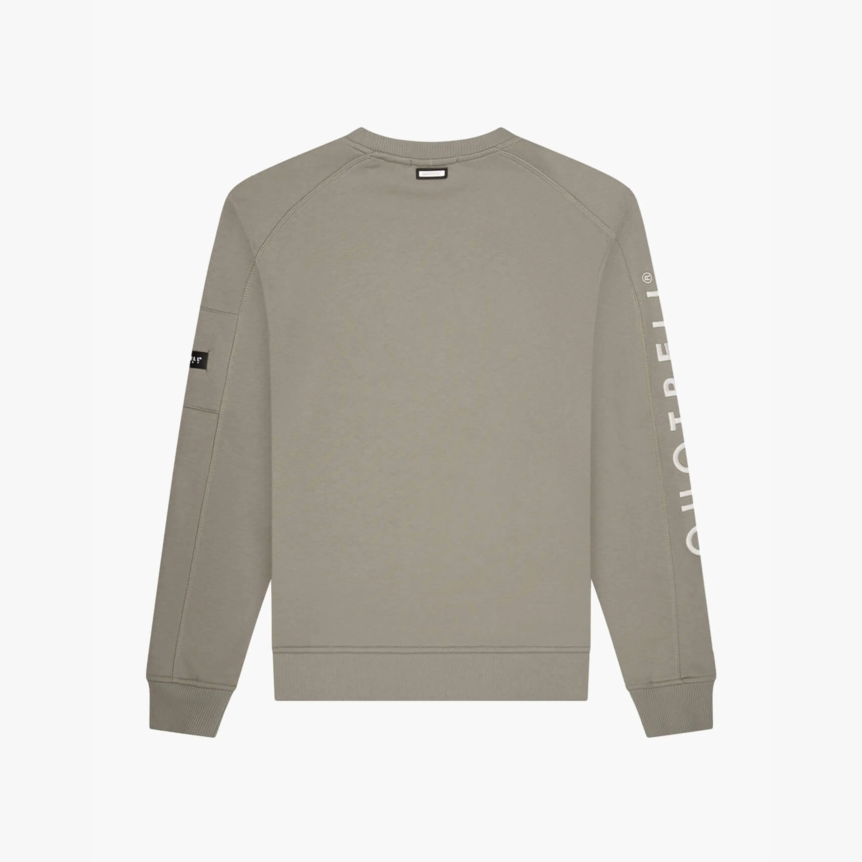 DEFENDER CREWNECK | FADED OLIVE/WHITE