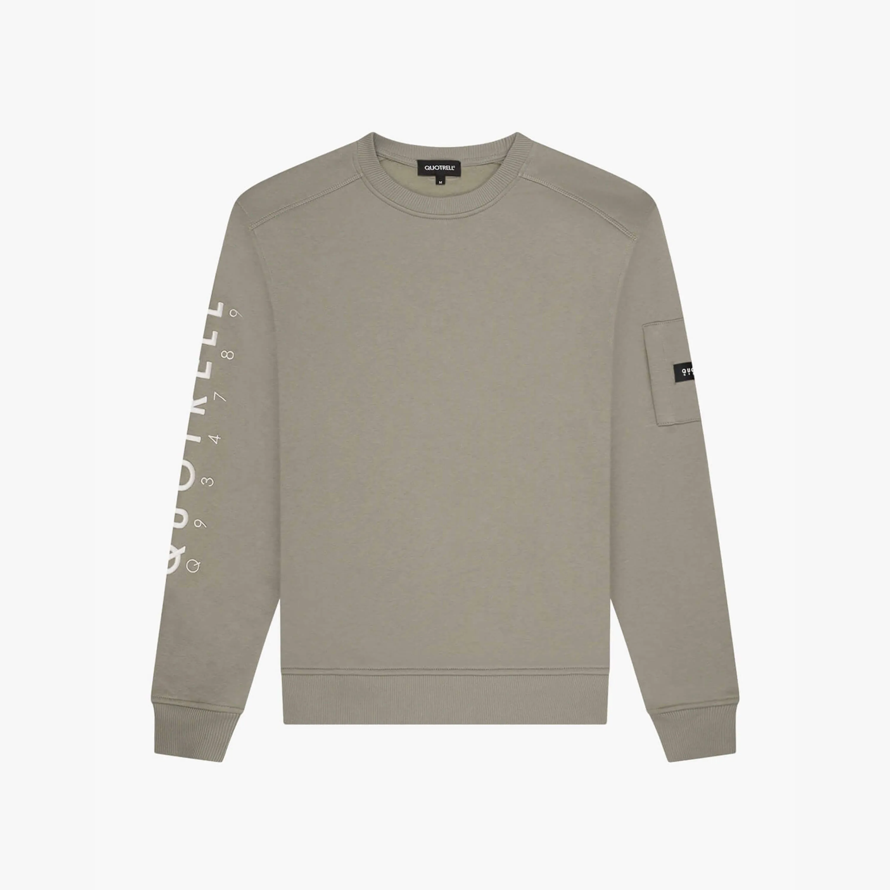 DEFENDER CREWNECK | FADED OLIVE/WHITE