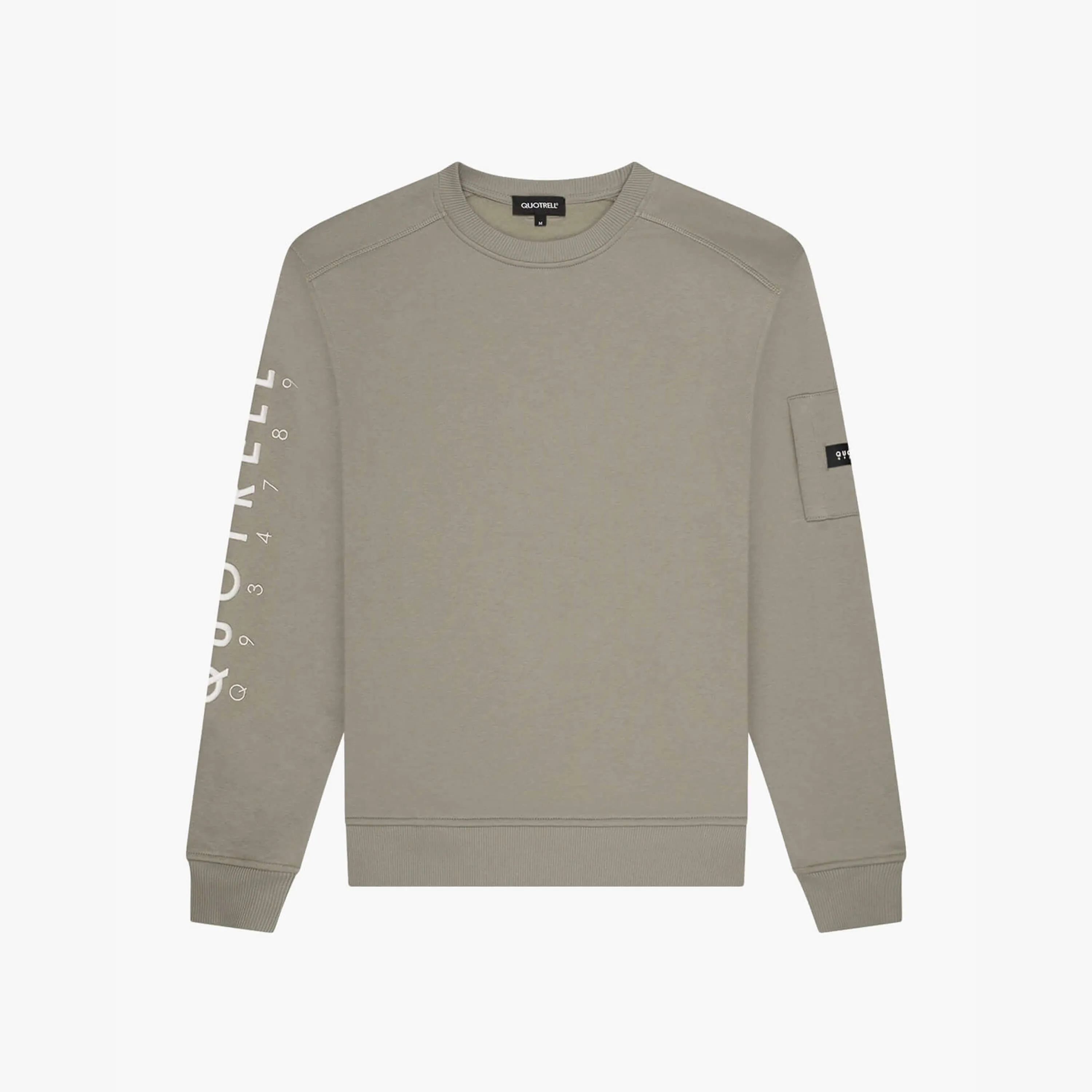 DEFENDER CREWNECK | FADED OLIVE/WHITE