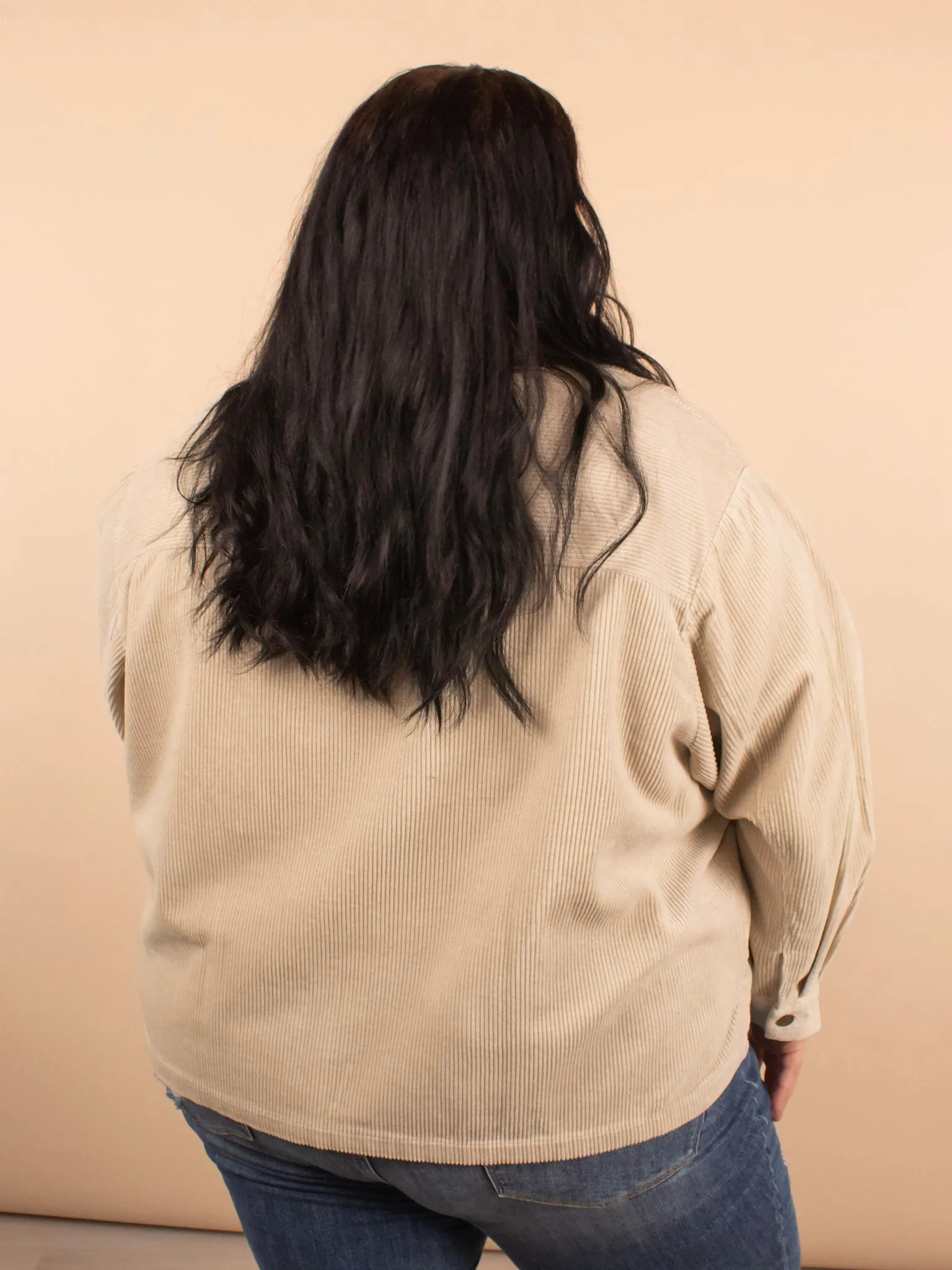 Della Double Pocket Jacket in Bone