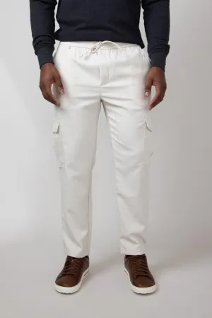 Denim & Flower Relaxed Cargo Pants for Men in Sand | CCH-A740