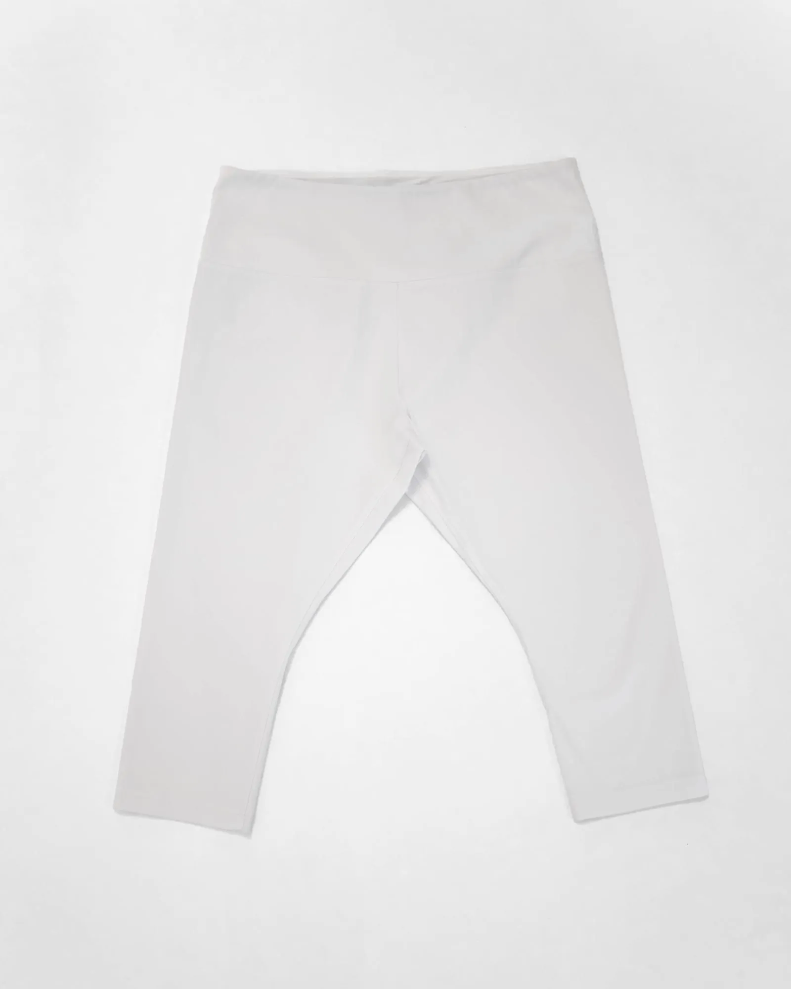 Denim Capri | White
