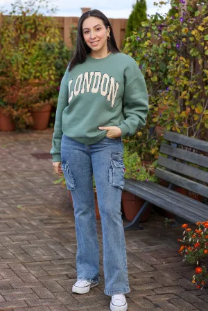 Denim Cargo Pant