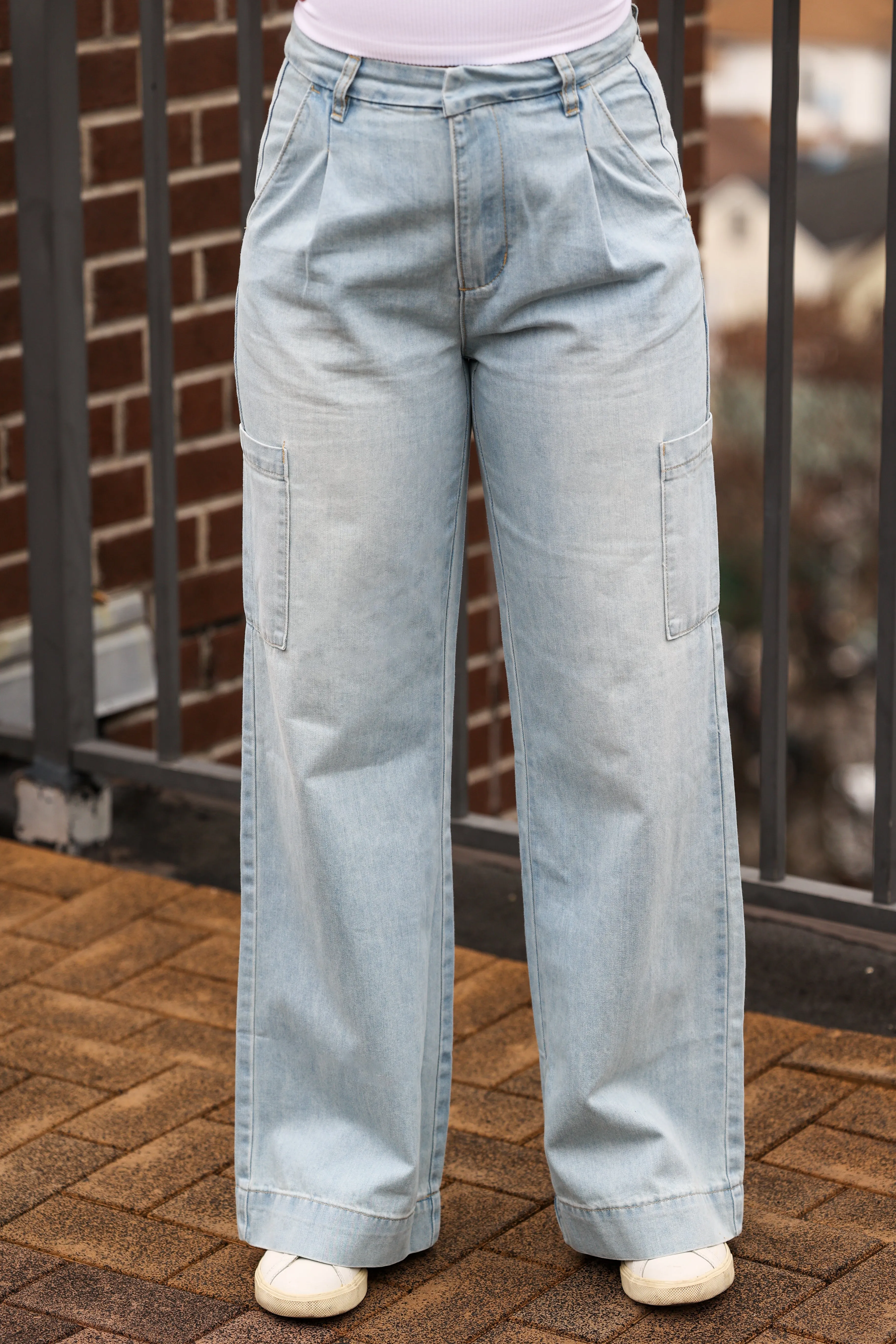 Denim Cargo Trouser