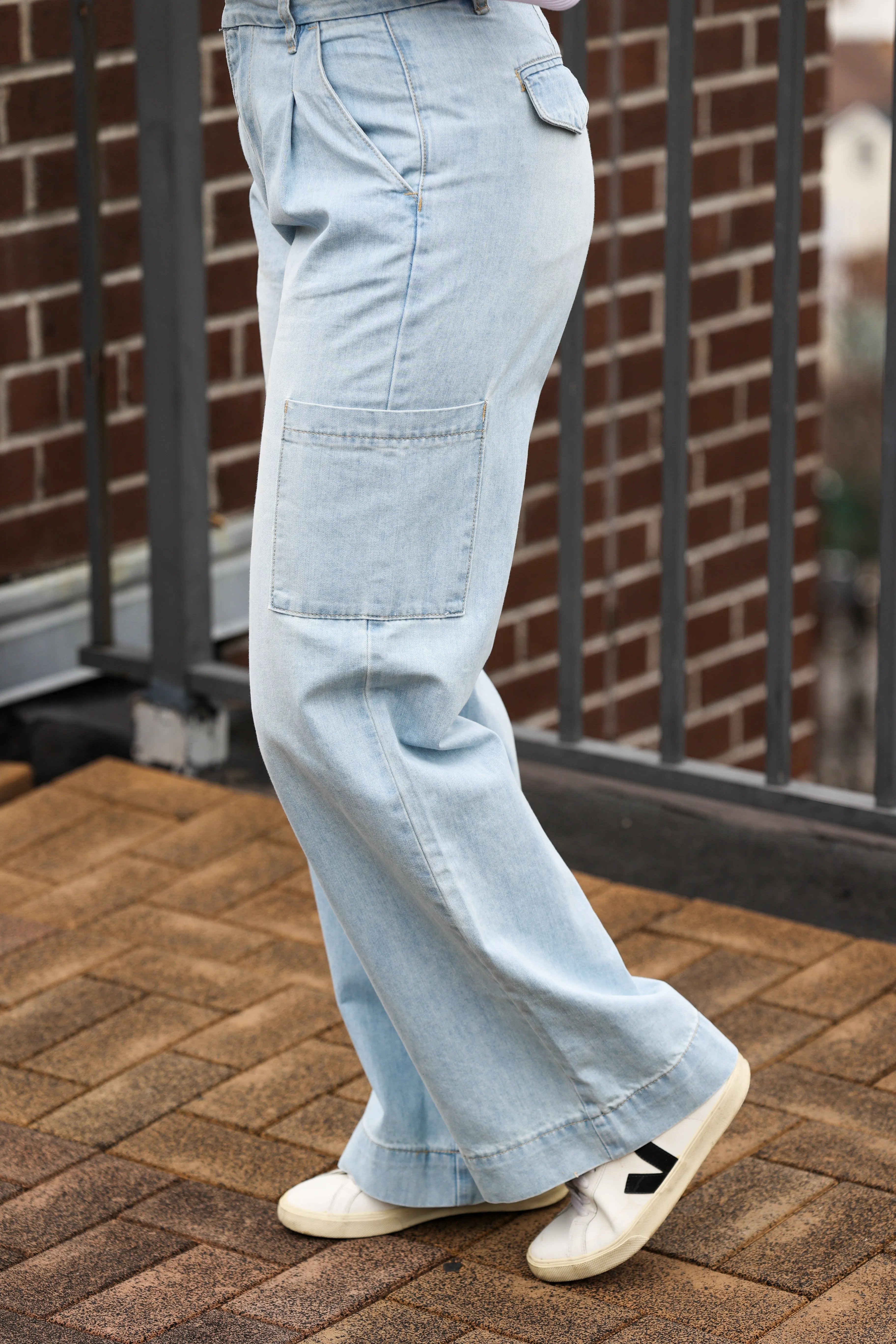 Denim Cargo Trouser